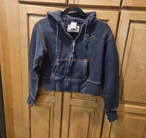 True Religion Navy Blue Kids Hoodie